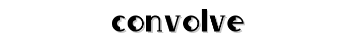 Convolve font