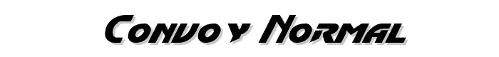 Convoy%20Normal font