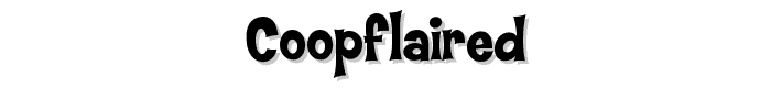 CoopFlaired font