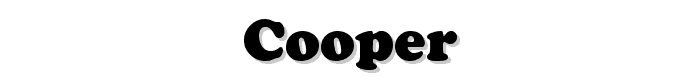 Cooper font