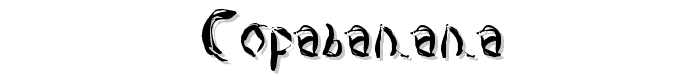 CopaBanana font