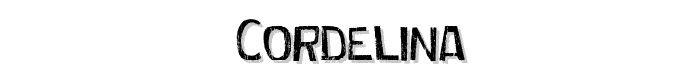 Cordelina font