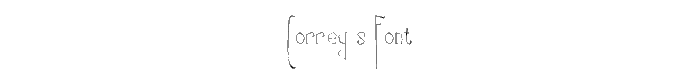 Correy_s font