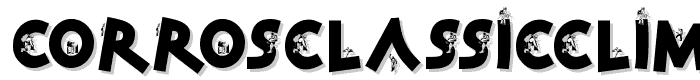 CorrosClassicClimbers font