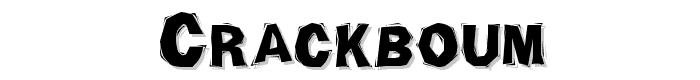 CrackBoum font