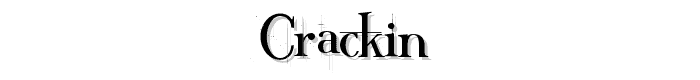 Crackin font