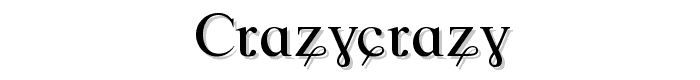 CrazyCrazy font