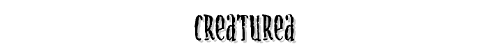 CreatureA font