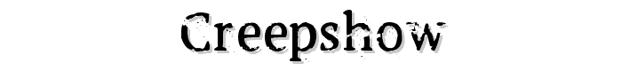 Creepshow font