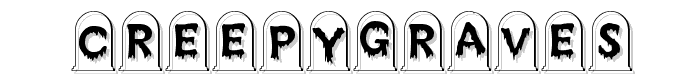 CreepyGraves font