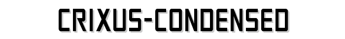 Crixus Condensed font