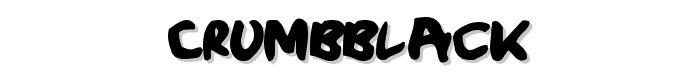 CrumbBlack font