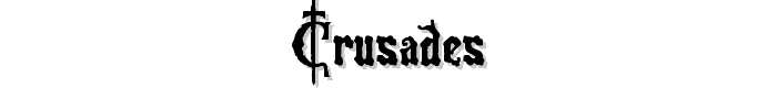 Crusades font