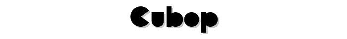 Cubop font