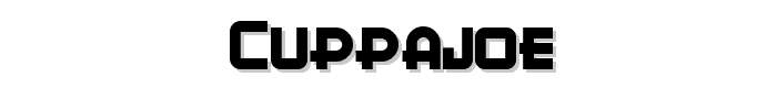 CuppaJoe font
