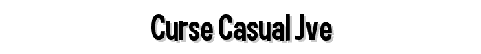 Curse%20Casual%20JVE font