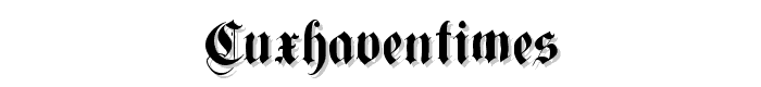 CuxhavenTimes font