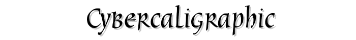 CyberCaligraphic font