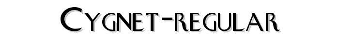 Vorschau von Cygnet%20Regular Schrift