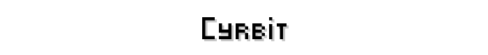 CyrBit font