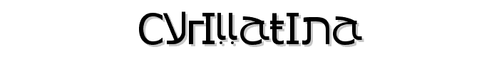 Cyrillatina font