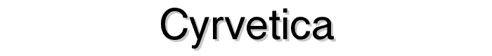 Cyrvetica font