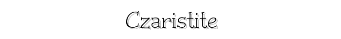 Czaristite font