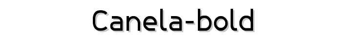 canela-Bold font