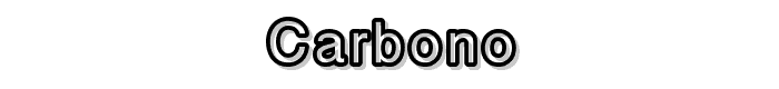 carbono font