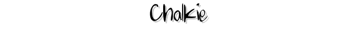 chalkie font