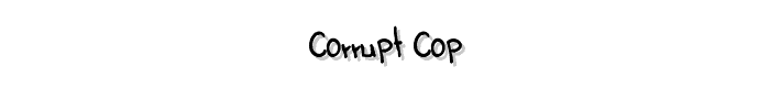 corrupt%20cop font