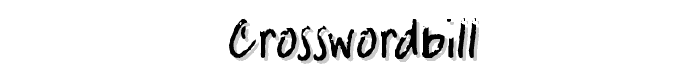 crosswordBill font