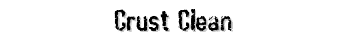 crust_clean font