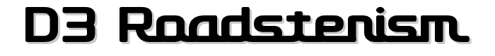 D3%20Roadsterism font