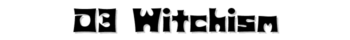 D3%20Witchism font