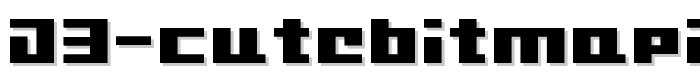 D3 CuteBitMapism TypeA font