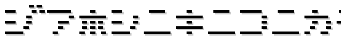 D3 DigiBitMapism Katakana Thin font