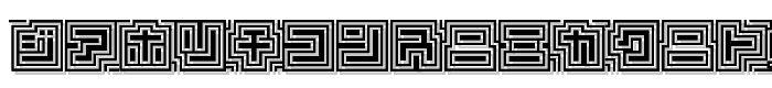 D3 Labyrinthism katakana font