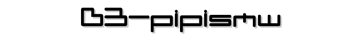 D3 PipismW font