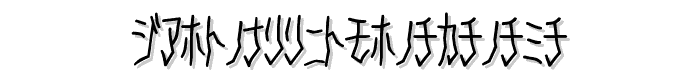 D3 Skullism Katakana font