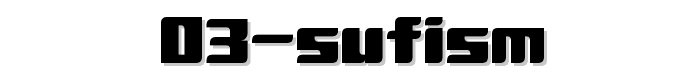 D3 Sufism font