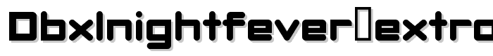 DBXLNightfever ExtraWide font