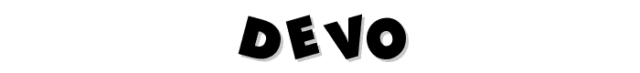 DEVO font