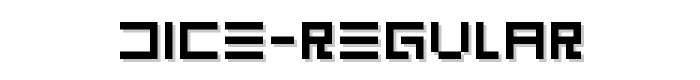 DICE%20Regular font