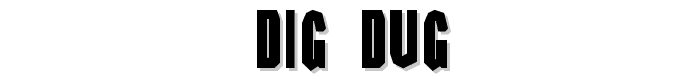 DIG%20DUG font