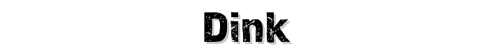 DINk font