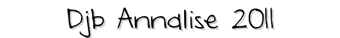 DJB%20ANNALISE%202011 font