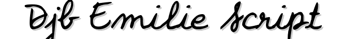 DJB%20EMILIE%20script font