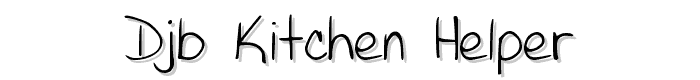 DJB%20Kitchen%20Helper font