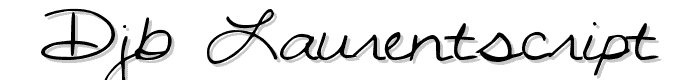 DJB%20LAURENTscript font